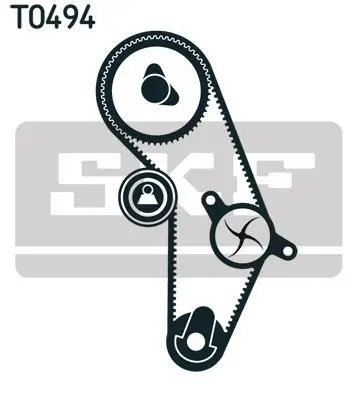 Комплект ремня ГРМ SKF VKMS95623 (фото 1)