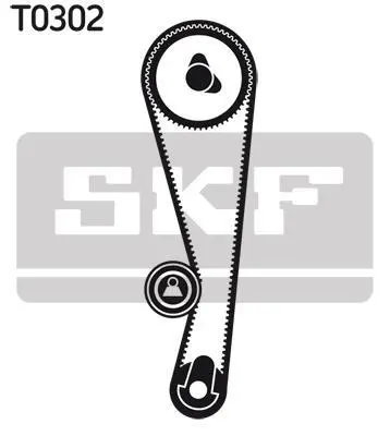 Комплект ремня ГРМ SKF VKMS956511 (фото 1)