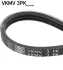 Поликлиновой ремень SKF VKMV3PK670 (фото 1)