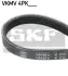 Поликлиновой ремень SKF VKMV4PK690 (фото 1)