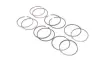 Кільця поршневі компл. на 4 поршні OPEL 1,6D 80,0 2x2x3 mm (вир-во SM) SM MVI 793530004 (фото 3)