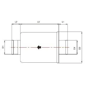 Hydraulic filter, In-line. Фильтр гидравлический, проточный SOFIMA CAL387MC