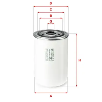 Fuel filter, Spin-On. Фильтр топливный, накручиваемый. Фільтр паливний, накручуваний SOFIMA S0712NR