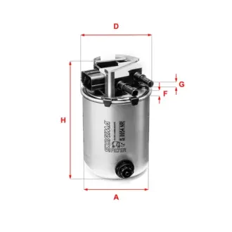 Фильтр топливный, проточный. Фільтр паливний, проточний. Fuel filter, In-line SOFIMA S0954NR