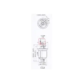 Фильтр топливный в сборе SOFIMA S1586B