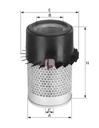 Air filter, finned. Фильтр воздушный с крыльчаткой. Фільтр повітряний, з крильцятами SOFIMA S2370A