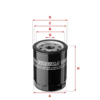 Фільтр масляний SOFIMA S2530R