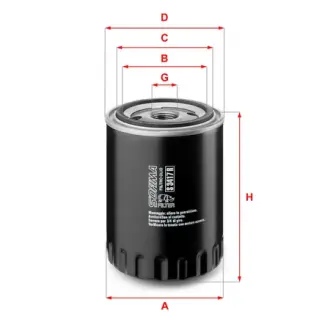 Фильтр масла SOFIMA S3417R