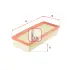 Фільтр повітряний MB C-class (W205/S205/C205) 4.0 i AMG 14-/G-class (W463) 4.0 i 15- (OE line) SOFIMA S 3485 A (фото 1)