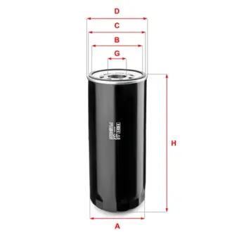 Фильтр масляный, накручиваемый. Фільтр масляний, накручуваний. Oil filter, Spin-On SOFIMA S4120R