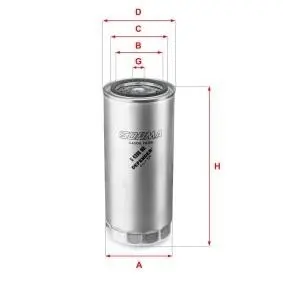 Фильтр топливный, накручиваемый SOFIMA S 4348 NR