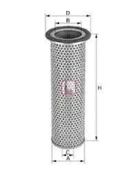 Air filter, by-pass. Фильтр воздушный, запасный SOFIMA S4370A