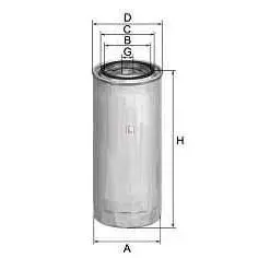 Fuel filter, Spin-on. Фильтр топливный, накручиваемый SOFIMA S4395NR