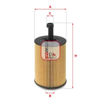 Фильтр масляный, вставка. Фільтр масляний, вставка. Oil filter, cartridge SOFIMA S5023PE