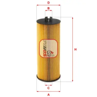 Фильтр масляный, вставка. Фільтр масляний, вставка. Oil filter, cartridge SOFIMA S5036PE