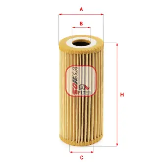 Фильтр масляный, вставка. Фільтр масляний, вставка. Oil filter, cartridge SOFIMA S5067PE