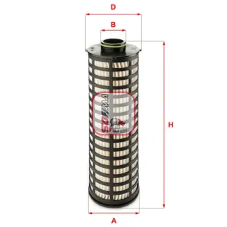 Фильтр масляный, вставка. Фільтр масляний, вставка. Oil filter, cartridge SOFIMA S5111PE