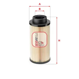Fuel filter, cartridge. Фильтр топливный, вставка. Фільтр паливний, вставка SOFIMA S6008NE