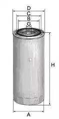 Fuel filter, Spin-On. Фильтр топливный, накручиваемый SOFIMA S6710NR
