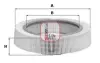 Фильтр воздушный. Фільтр повітряний. Air filter SOFIMA S7360A (фото 1)