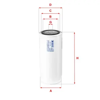 Fuel filter, Spin-On. Фильтр топливный, накручиваемый SOFIMA S8110NR