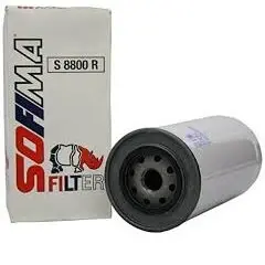 Oil filter, Spin-On. Фильтр масляный, накручиваемый SOFIMA S8800R