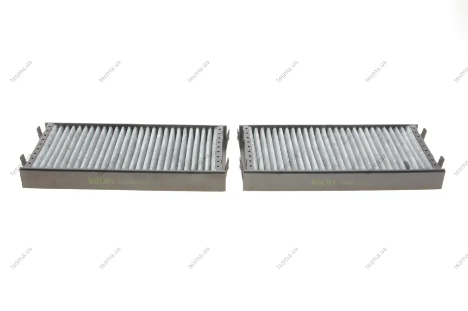 Фільтр салону BMW X5 (E70/F15)/X6 (E71/E72) 2.0-4.8 07- (вугільний) (2шт) SOLGY 104056 (фото 1)