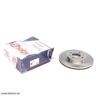 Диск гальмівний (передній) Hyundai Accent III 05-10/Kia Rio II 05- (256x22) SOLGY 208060