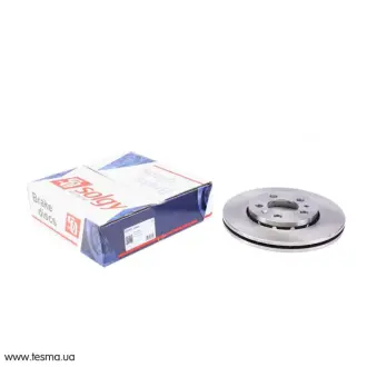 Диск гальмівний (передній) Skoda Octavia/Fabia/Roomster 06- (256x22) SOLGY 208085