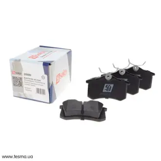 Колодки гальмівні (задні) VW Caddy III 04-/Peugeot 308 07-/Citroen C4 04- (87.1x52.8x17.2) SOLGY 209009