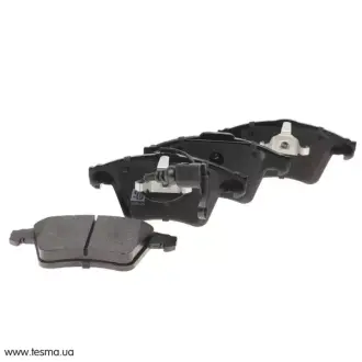 Колодки гальмівні (передні) VW T5 03- (18mm/17.6mm)/(з датчиками) SOLGY 209026
