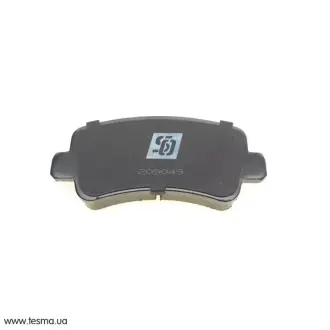 Колодки гальмівні (задні) Renault Master/Opel Movano 10- (однокатк.)/(з датчиком) SOLGY 209049