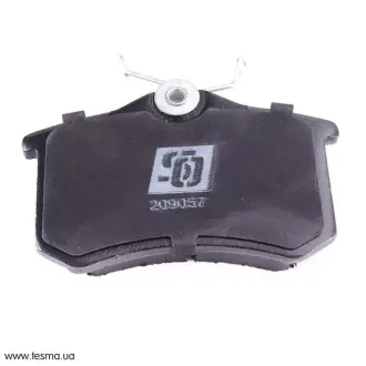Колодки гальмівні (задні) VW Golf/Passat 83-02/ Peugeot 405 87-96 (87.1x52.8x15.1) SOLGY 209057