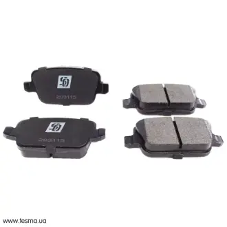 Колодки гальмівні (задні) Ford Kuga 08-/Mondeo IV 07-15 (TRW) SOLGY 209115