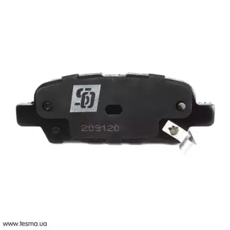 Колодки гальмівні (задні) Renault Koleos/Nissan Juke/Qashqai/X-Trail/Suzuki 08- (Akebono) SOLGY 209120