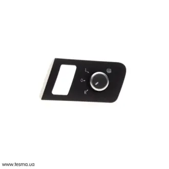 Блок управління дзеркалом VW Caddy III 03-15 (чорний/хром) SOLGY 401054