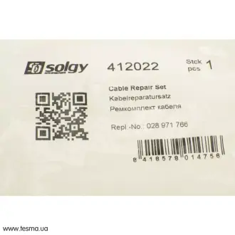 Ремкомплект кабеля свічки розжарювання VW Caddy II 1.9 SDI/TDI 99-04 SOLGY 412022
