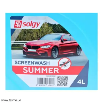 Омивач скла літо (4L) Антимошка SOLGY 501003