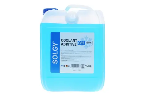 Антифриз (синій) G11 (10kg) (-35°C готовий до застосування) SOLGY 503010