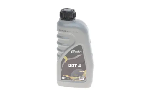 Рідина гальмівна, DOT4, 1L SOLGY 504007
