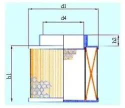 air filter. фильтр воздушный SOTRAS SA6718