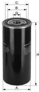 Oil filter, Spin-On. Фильтр масляный, накручиваемый SOTRAS SH8110