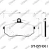 Колодки тормозные дисковые SPEEDMATE SMBPH001 (фото 1)