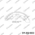 Колодки тормозные барабанные SPEEDMATE SMBSH003 (фото 1)