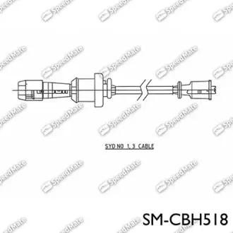 Провод высоковольтный компл. SPEEDMATE SMCBH518