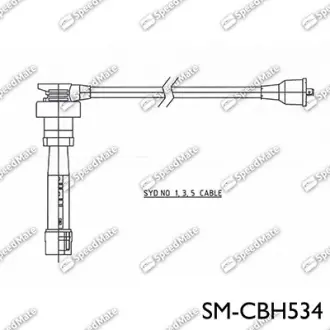 Провод высоковольтный компл. SPEEDMATE SMCBH534