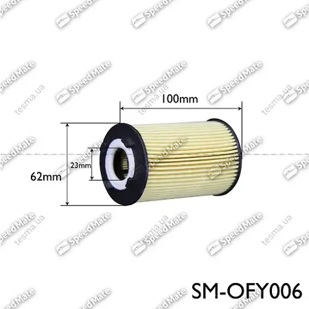 Oil filter, cartridge. Фильтр масляный, вставка SPEEDMATE SMOFY006 (фото 1)