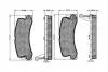 Комплект тормозных колодок, дисковый тормоз SPIDAN 31264 (фото 1)