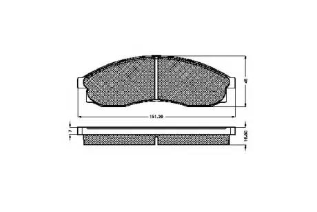 Комплект тормозных колодок, дисковый тормоз SPIDAN 32057