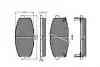 Комплект тормозных колодок, дисковый тормоз SPIDAN 32460 (фото 1)